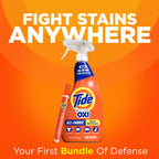 Buy now MADE BY NEHEMIAH Tide Rescue Laundry Stain Remover Spray with Oxi + Travel Size Tide To Go Pen, Spot Remover for Clothes, Fabric, Upholstery, Carpet, Grease & More Tough Stains- 22 Fl Oz + 1 Stain Pen at indiglob india