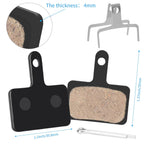 4 Pairs Bike Brake Pads,Bicycle Brake Pads with Installation Tools