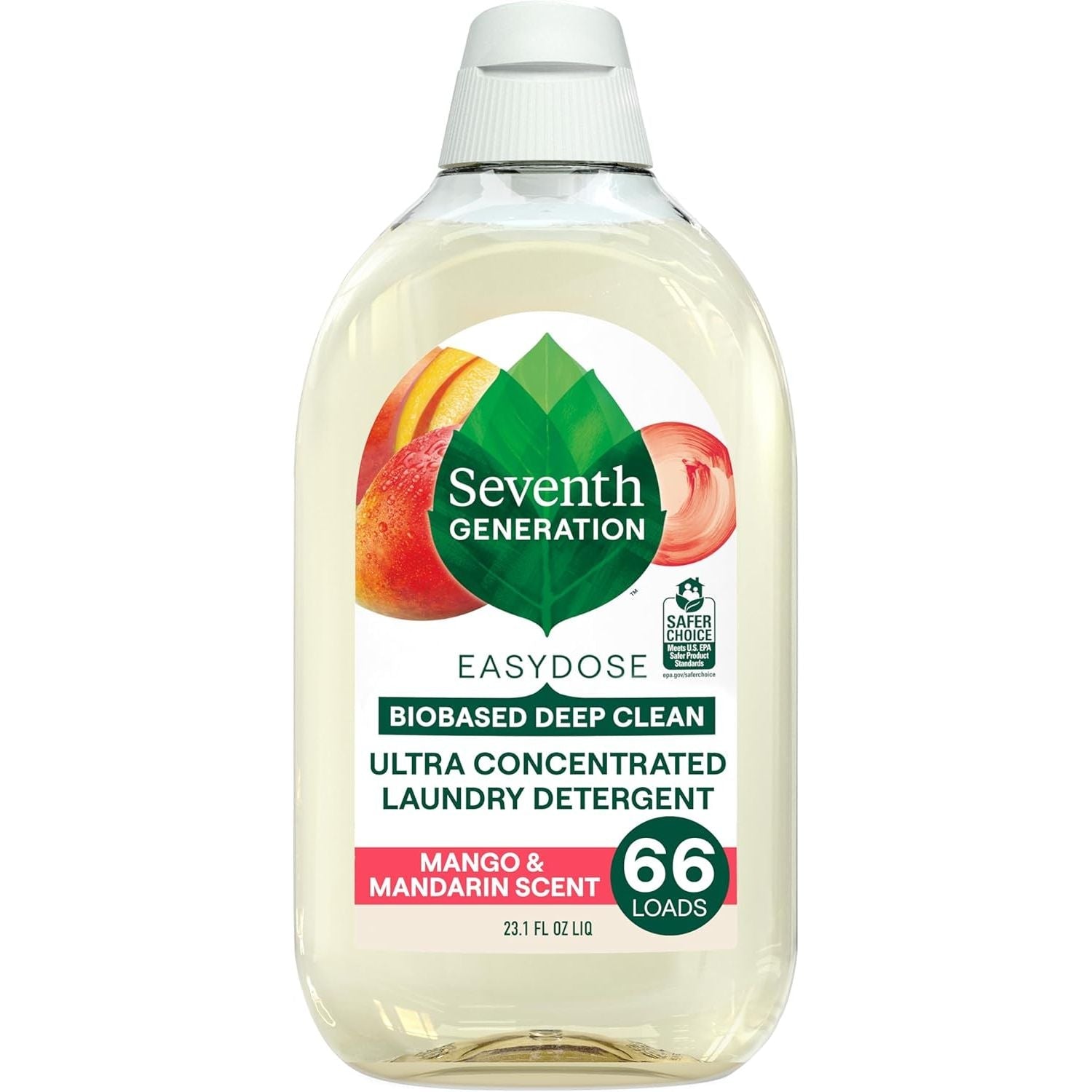Buy now Seventh Generation EasyDose Laundry Detergent Fresh Lavender Ultra Concentrated Washing Detergent 23 oz 23.1 Fl Oz (Pack of 1) Mango at indiglob india