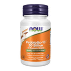 Buy now NOW Foods Supplements, Probiotic-10Æ’?â€º, 50 Billion, with 10 Probiotic Strains, Strain Verified, 50 Veg Capsules at indiglob india