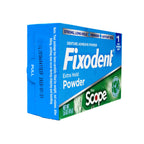 Fixodent Denture Adhesive Powder, Extra Strong, Plus Scope, Strong, Long Hold Powder, Airtight Seal, 1.6 OZ, Pack of 3