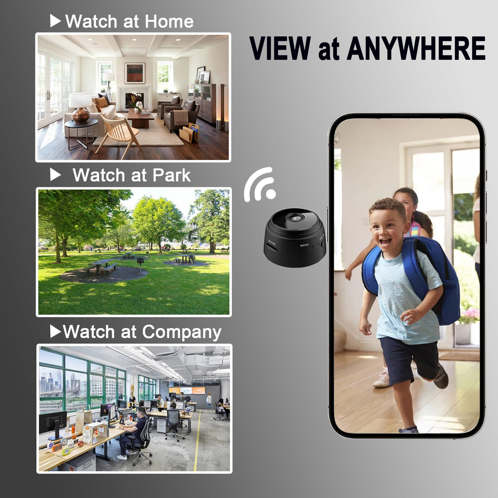 ZMDCAM Mini WiFi Camera 1080P Security Camera for Home Use