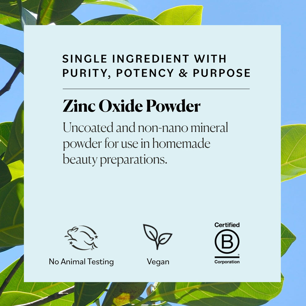Sky Organics Zinc Oxide Powder 16oz, Non-Nano, Uncoated, Natural DIY Powder