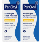 PanOxyl PM Overnight Spot Patches, Advanced Hydrocolloid Healing Technology, Fragrance Free, 40 Count Pack of 1