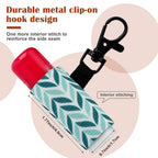 Buy now Sureio 10 Pack Lip Balm Holder Keychain Compact Clip On lipstick Lip Gloss Holder Keychain Elastic lipstick Sleeve Clip (Floral Style) at indiglob india