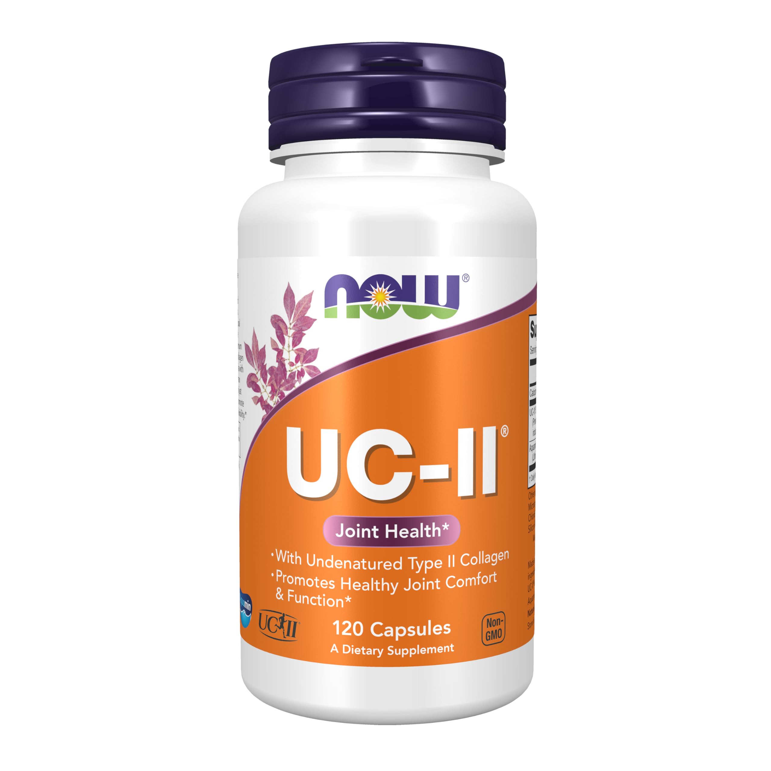 NOW Foods Supplements, UC-II Type II Collagen with Undenatured Type II Collagen, 60 Veg Capsules