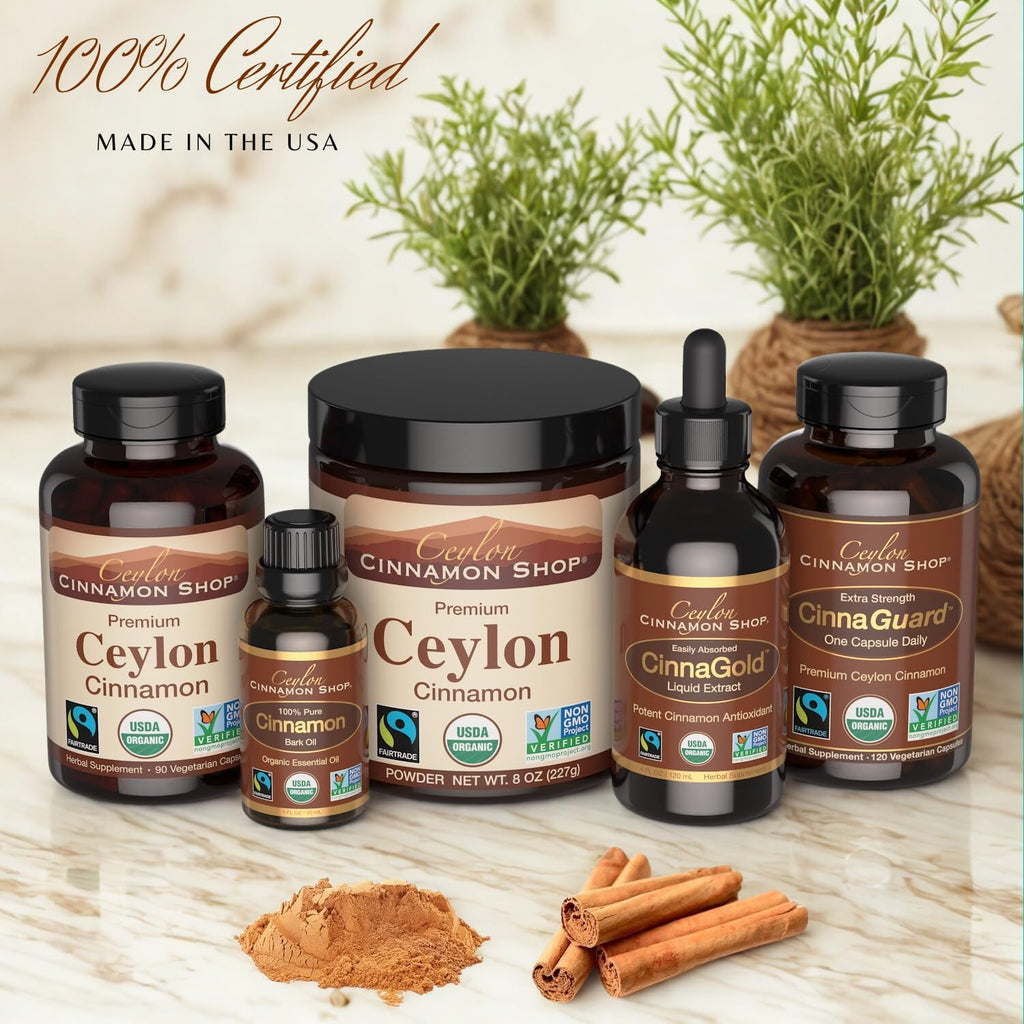 Buy now Ceylon Cinnamon Shop Organic Ceylon Cinnamon (100% Certified) Supplement, 90 Capsules at indiglob india