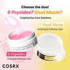COSRX Snail Mucin Peptide Under Eye Cream for Anti-aging, 0.84 oz | 73.7% Snail Mucin, 5X Peptide and Niacinamide, Eye Care, Korean Eye Cream for Dark Circles, Korean Skin Care