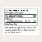 THORNE - Potassium Citrate - Essential Electrolyte Supplement for Muscle Function, Heart Health, Nerve Function & Urinary Tract Health Support* - Third-Party Certified - Gluten-Free - 90 Capsules