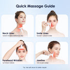 Neck Massager — Portable facial/neck massager with constant temperature heat therapy and vibration massage. USB rechargeable, three adjustable speeds. Relieves fatigue and aids in skincare absorption