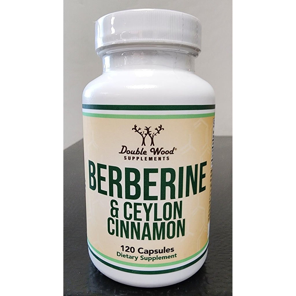 Berberine + Ceylon Cinnamon 500mg, Metabolism Support, 120 Capsules