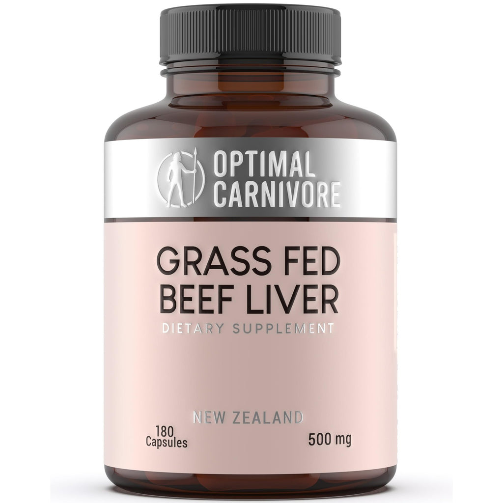 Beef Organ Supplement for Men | Grass-Fed Testicle, Blood, Liver, Heart & Bone Marrow | Primal Energy, Stamina & Daily Performance | 90-Day Supply