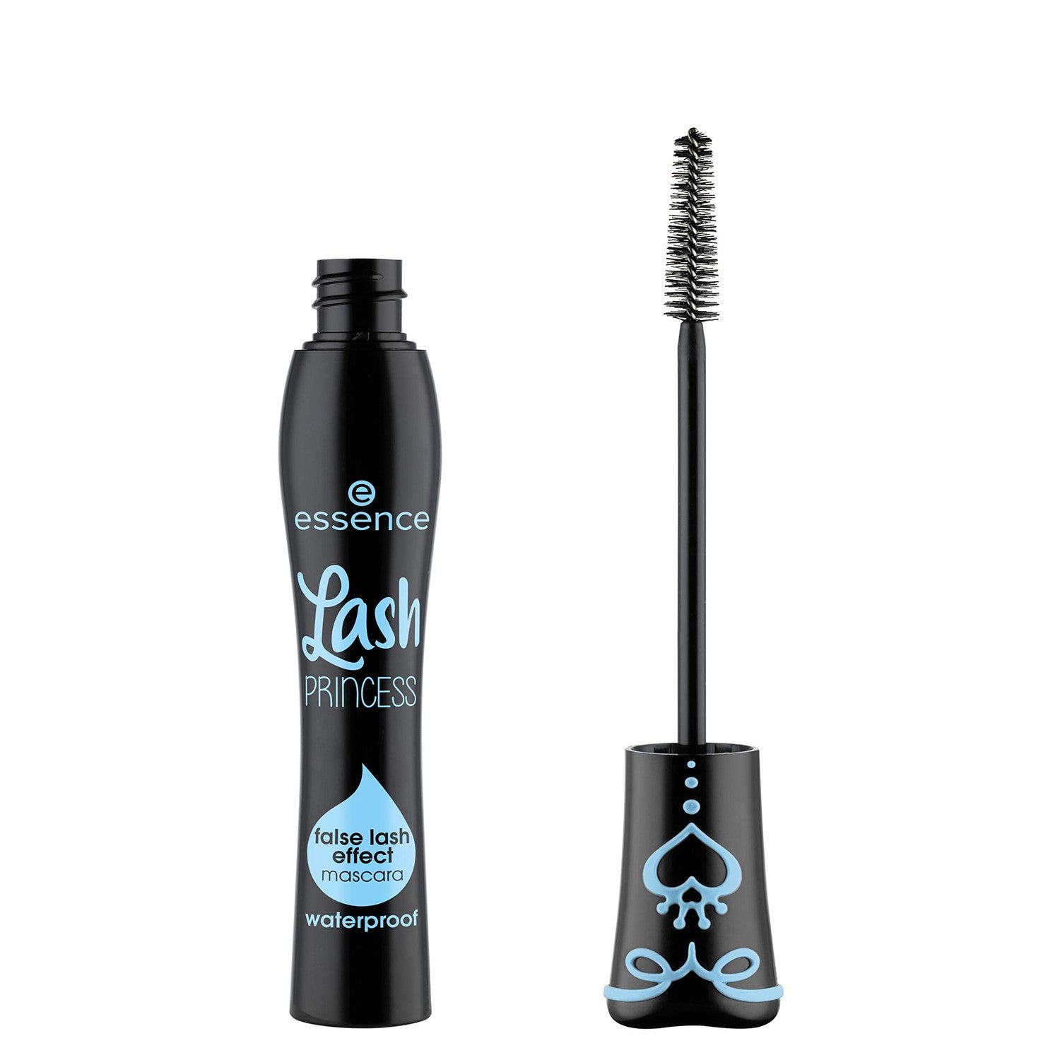 essence Lash Princess False Lash Waterproof Mascara, Black (Pack of 1) | Lengthens & Adds Volume, No Smudge, No Flake, Long Lasting, Fiber Brush, Vegan & Cruelty Free, Paraben Free
