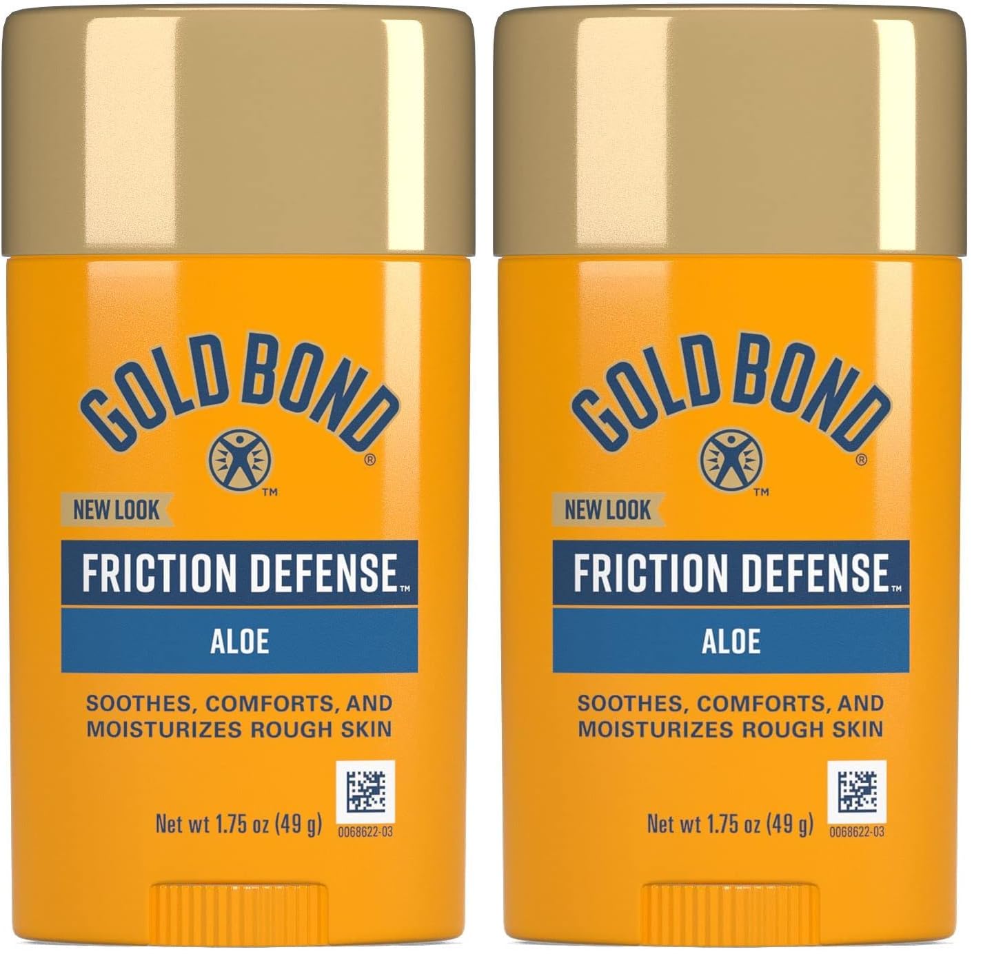 Buy now Gold Bond Friction Defense Anti-Chafing Stick, 1.75 oz., With Aloe to Soothe, Comfort & Moisturize Chafed Skin 1 Count (Pack of 2) Stick at indiglob india