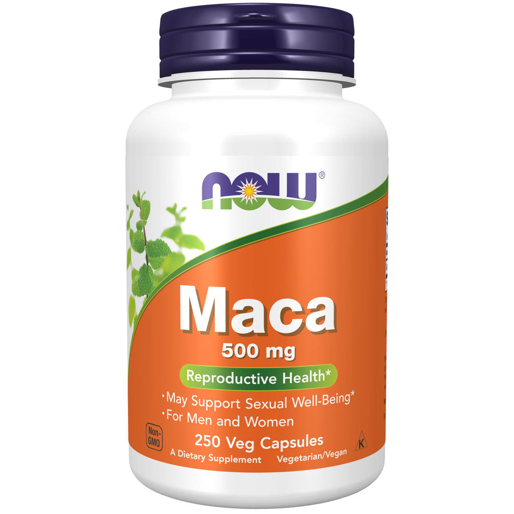 NOW Foods Maca 500mg, 500 Capsules