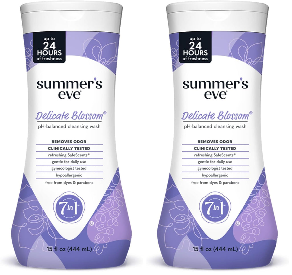 Buy now Summer's Eve Delicate Blossom All-Over Daily Feminine Wash, pH-Balanced Body Wash for Women, Removes Vaginal Odor and Refreshes, 15 Fl Oz at indiglob india