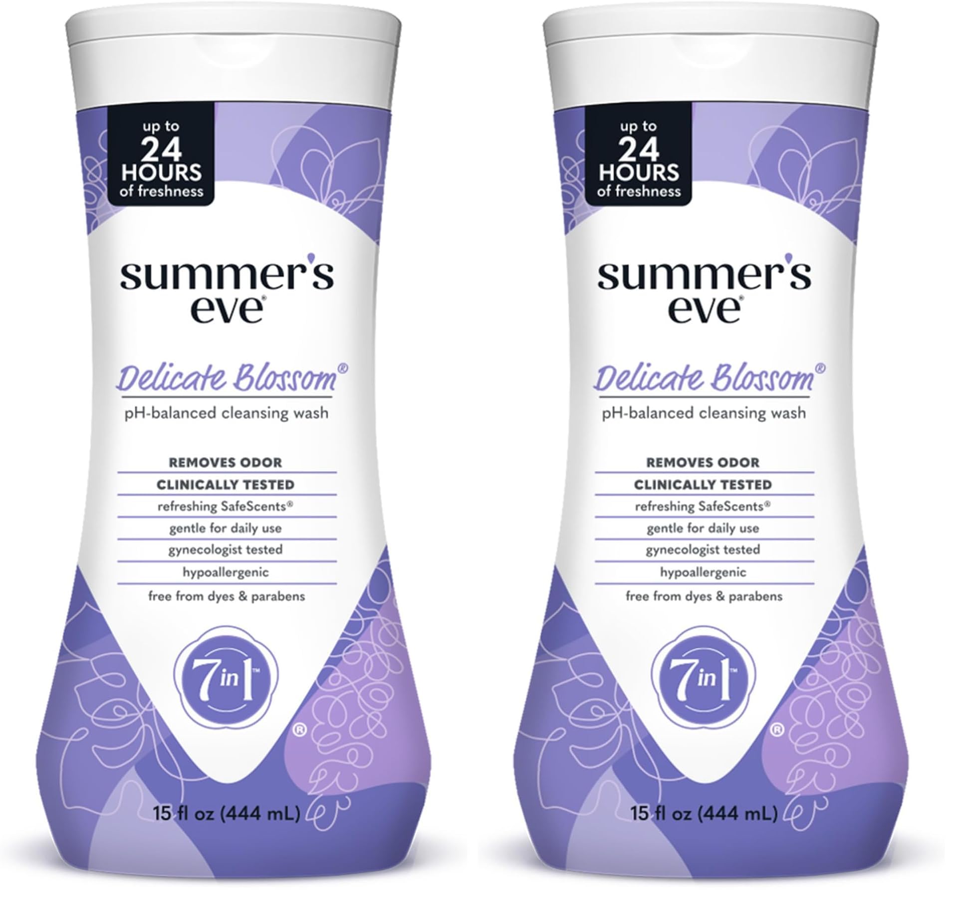 Buy now Summer's Eve Delicate Blossom All-Over Daily Feminine Wash, pH-Balanced Body Wash for Women, Removes Vaginal Odor and Refreshes, 15 Fl Oz Delicate Blossom 15 Fl Oz (Pack of 2) at indiglob india