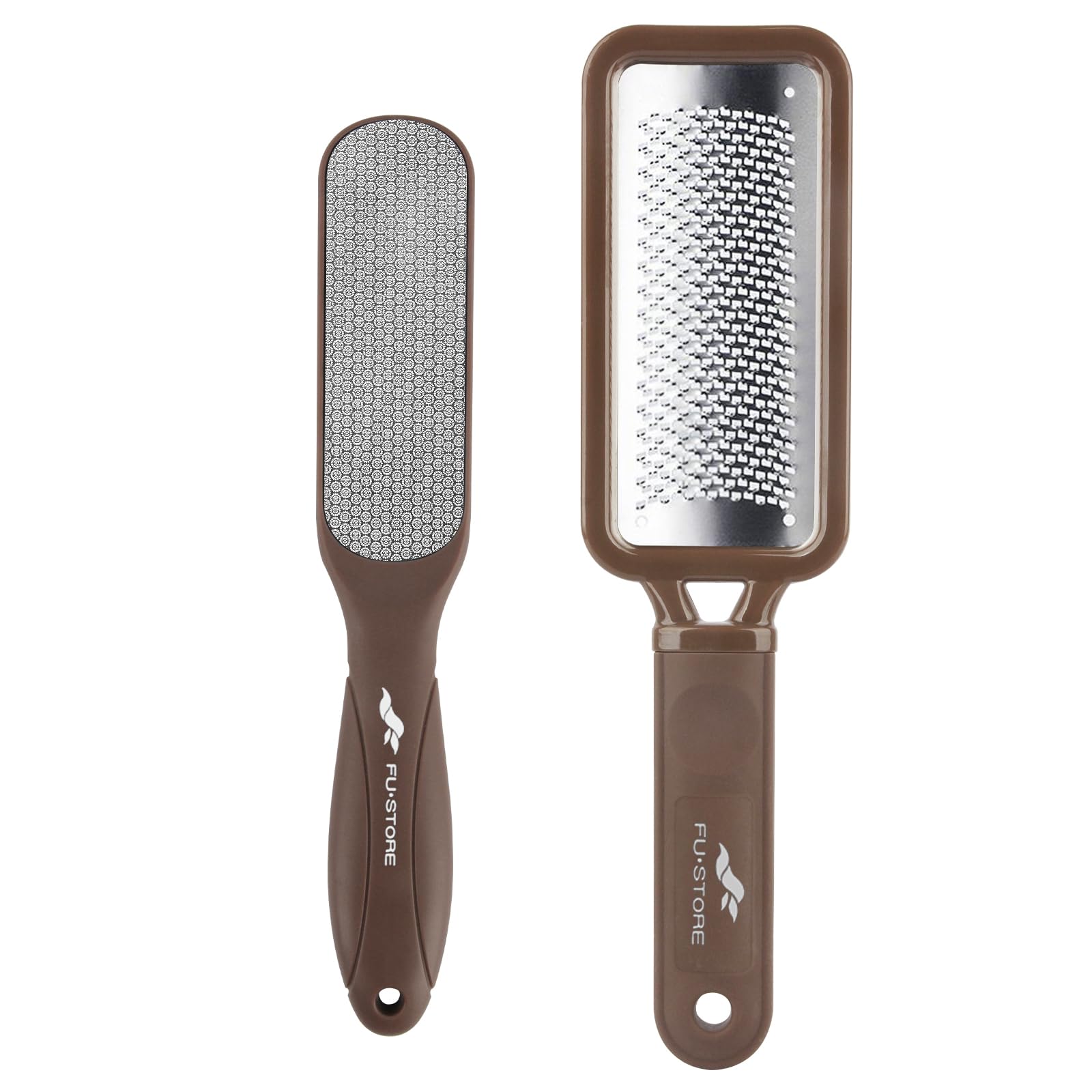 2 Pack Foot Files Callus Remover Foot Rasp Dual Sided Foot File | Stainless Steel Surface Pedicure Tools Professional Scrubber Premium for Feet Care Remove Hard Skin