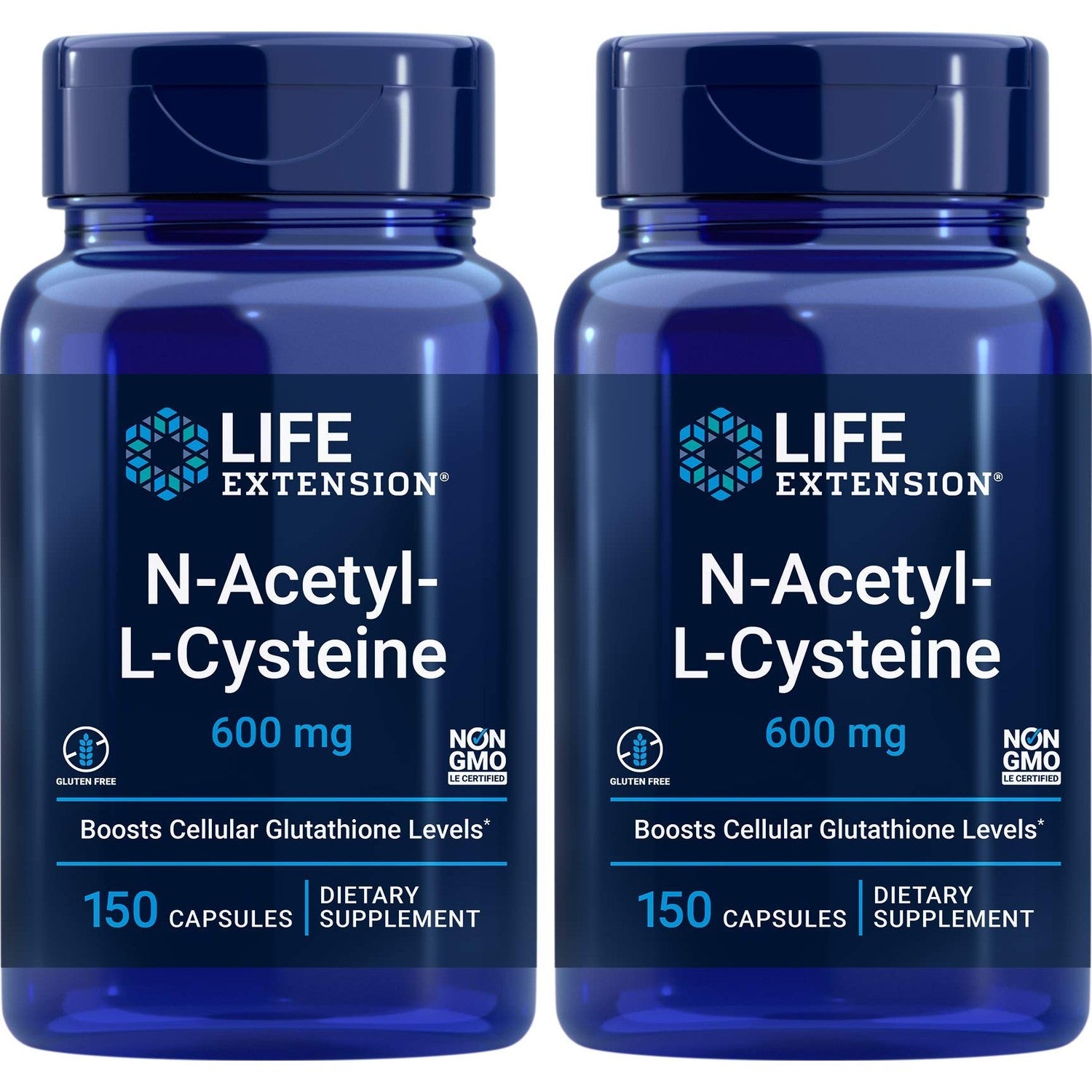 Life Extension N-Acetyl-L-Cysteine (NAC) 600mg, 150 Capsules