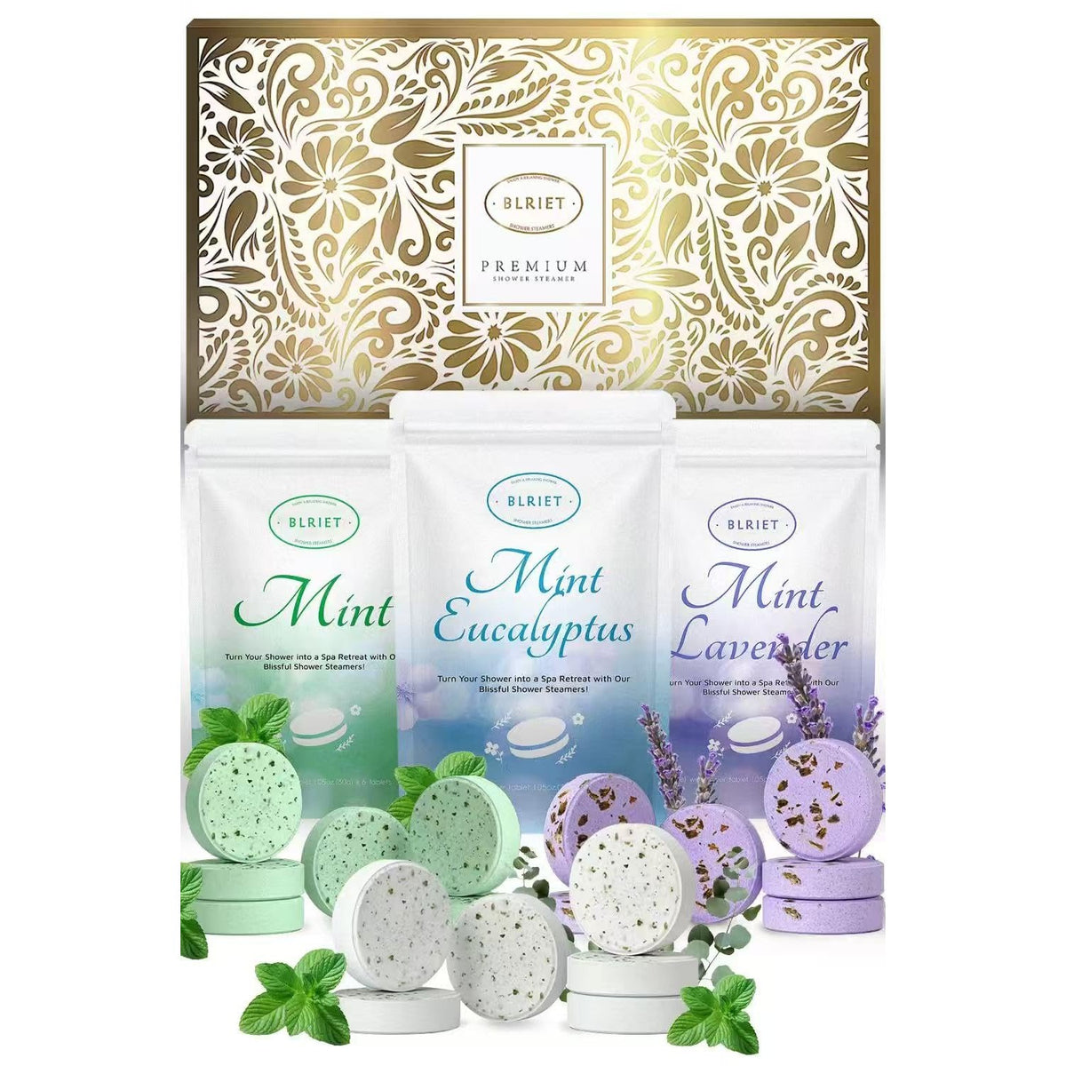 Blriet Shower Steamers Aromatherapy 18 Pack Gifts for Women Mom Wife