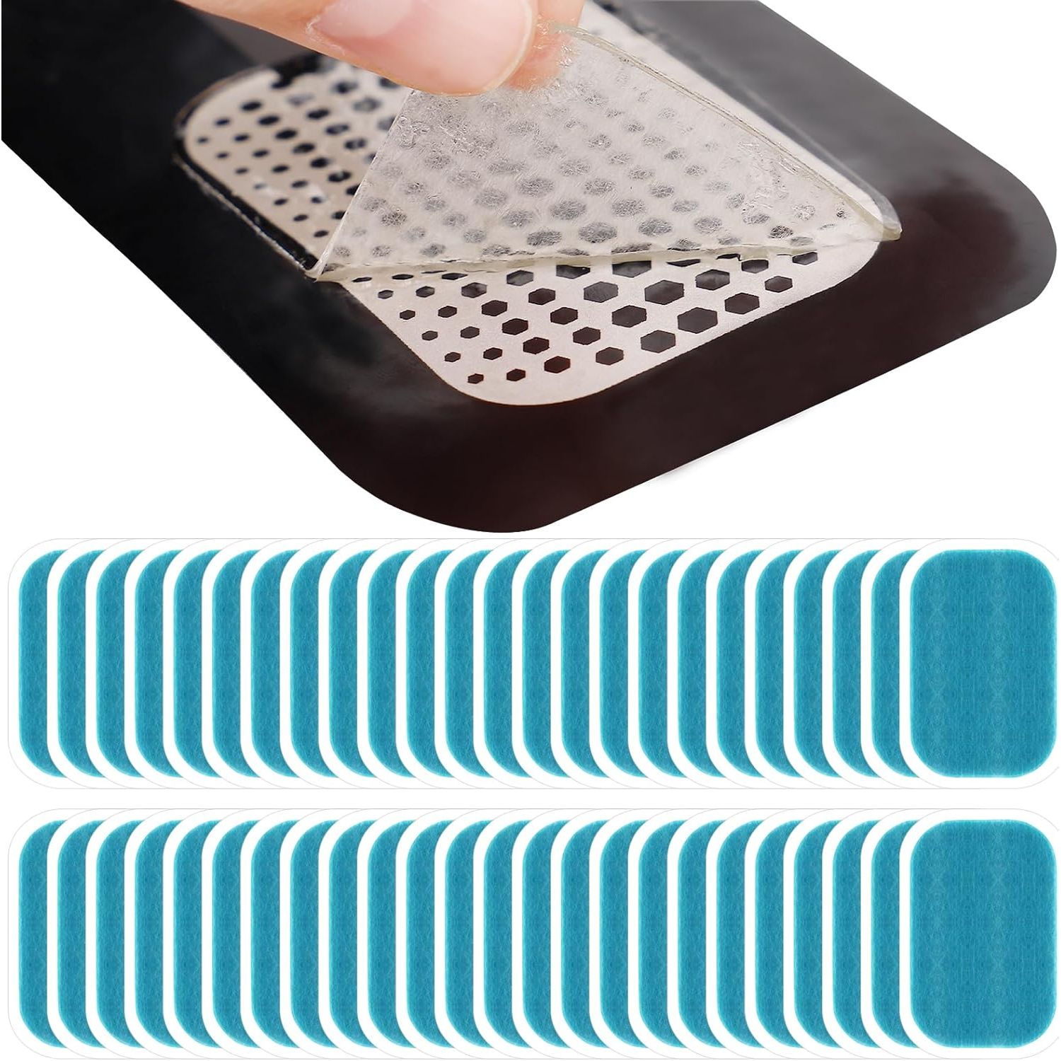 Buy now PAMASE 50/80 Pcs Gel Pads for Abs Stimulator - Replacement Pads for Abdominal Muscle Trainer, Reusable Ab Workout Toner Belt Accessory at indiglob india