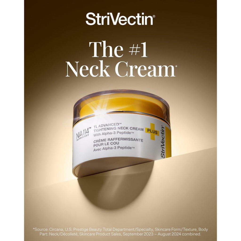 StriVectin Tighten and Lift Advanced Neck Cream PLUS with Alpha-3 Peptides for Neck and Décolleté, Smoothing Look of Wrinkles and Fine Lines, Improves Crepey Skin and Vertical Lines