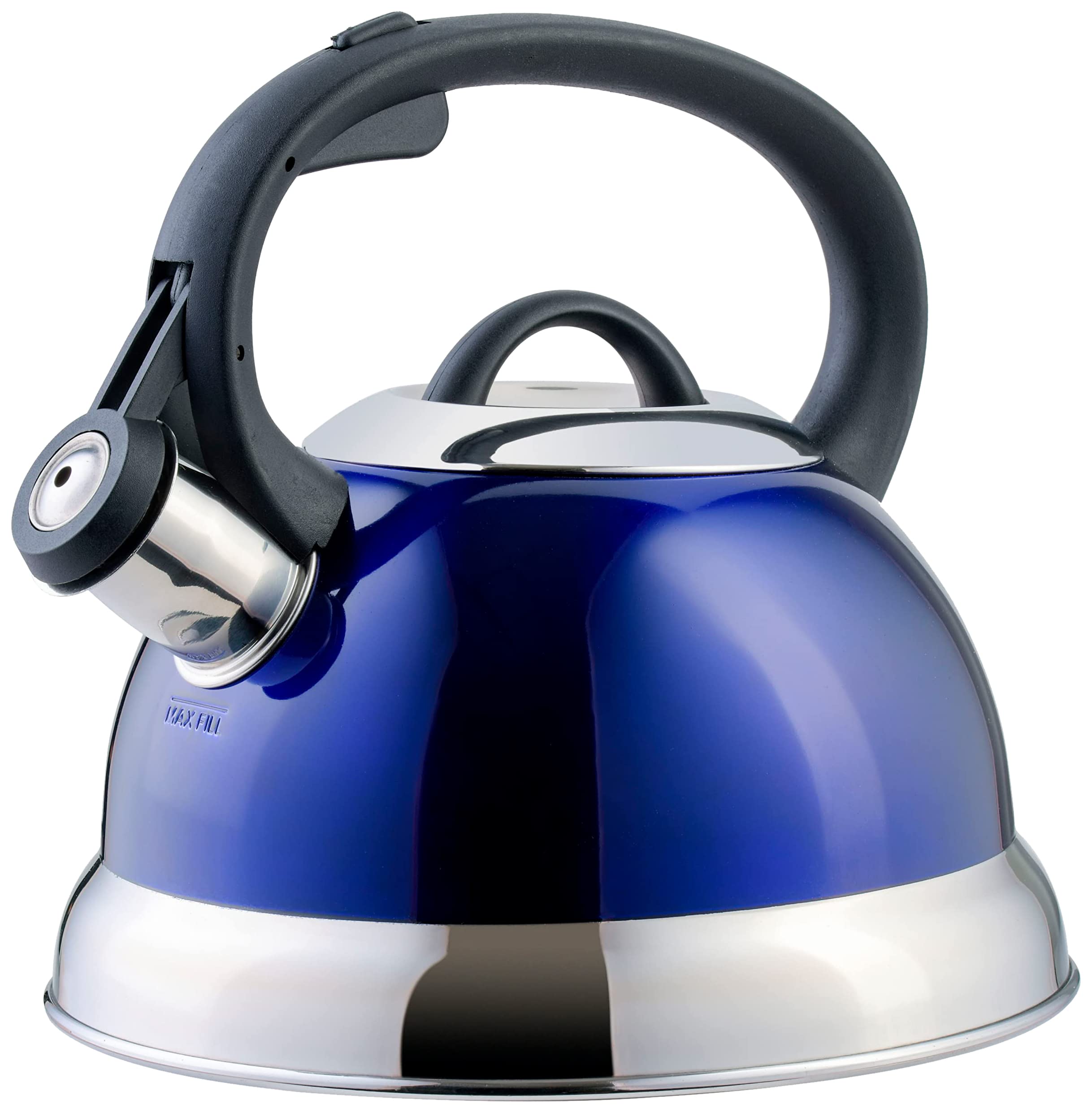 Buy now Mr. Coffee Flintshire 1.75-Quart Stainless Steel Whistling Tea Kettle â€“ Brushed Satin Finish Stove-Top Kettle for Boiling Water at indiglob india