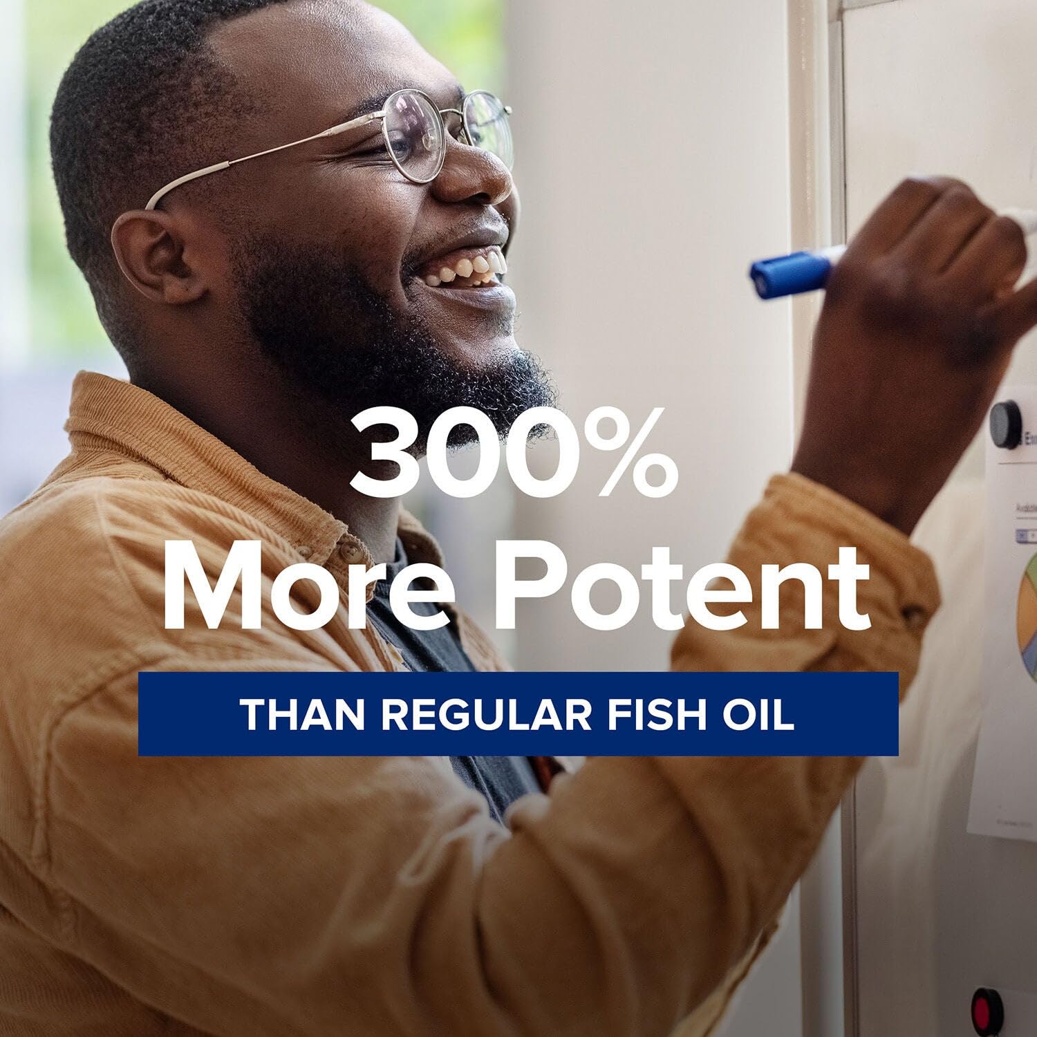GNC Triple Strength Fish Oil Mini, 1000mg EPA & DHA, 120 Mini Softgels | Provides 1000mg EPA and DHA per Serving to Support Heart, Brain, Skin, Eye, Joint Health, and a Balanced Mood