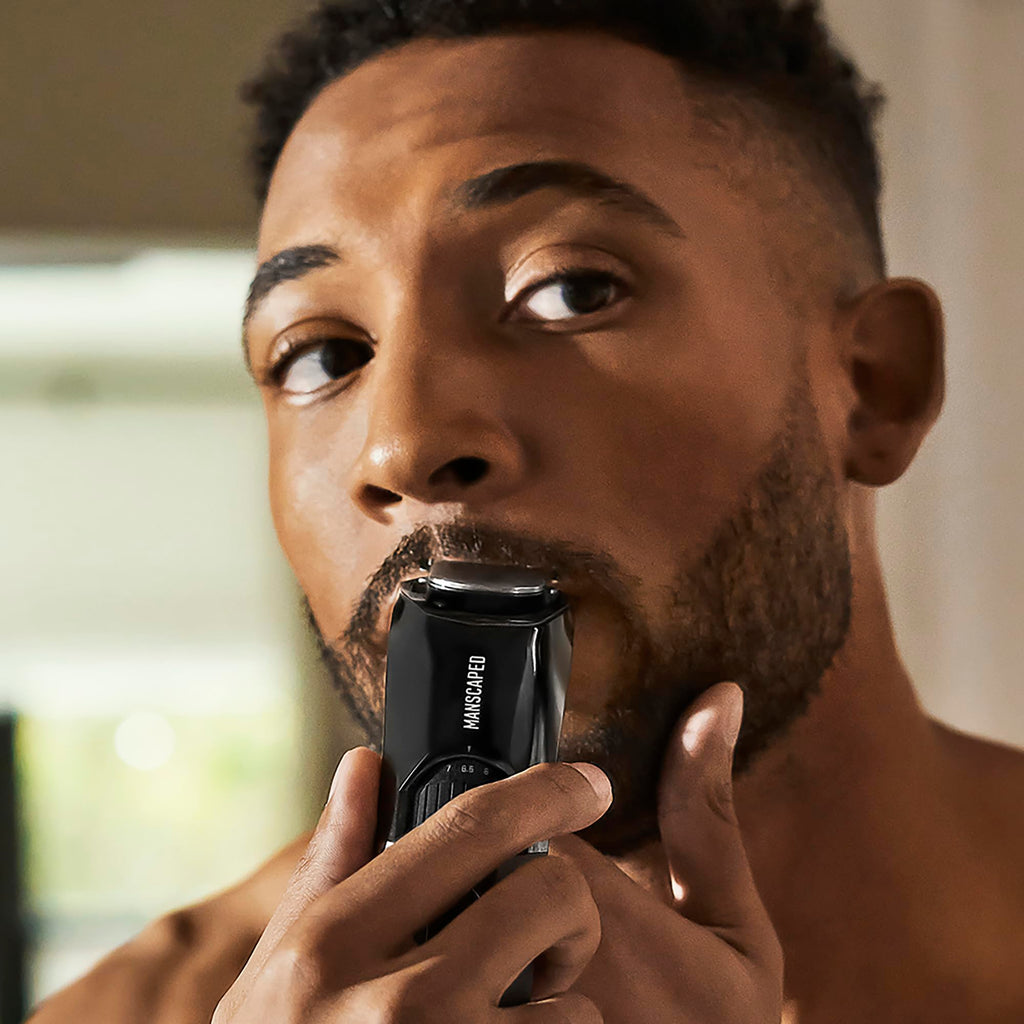 MANSCAPED® The Beard Hedger® Replacement SkinSafe® Trimmer Blade, Premium Stainless Steel T-Blade for Precision Facial Hair Trimming, 2-Pack