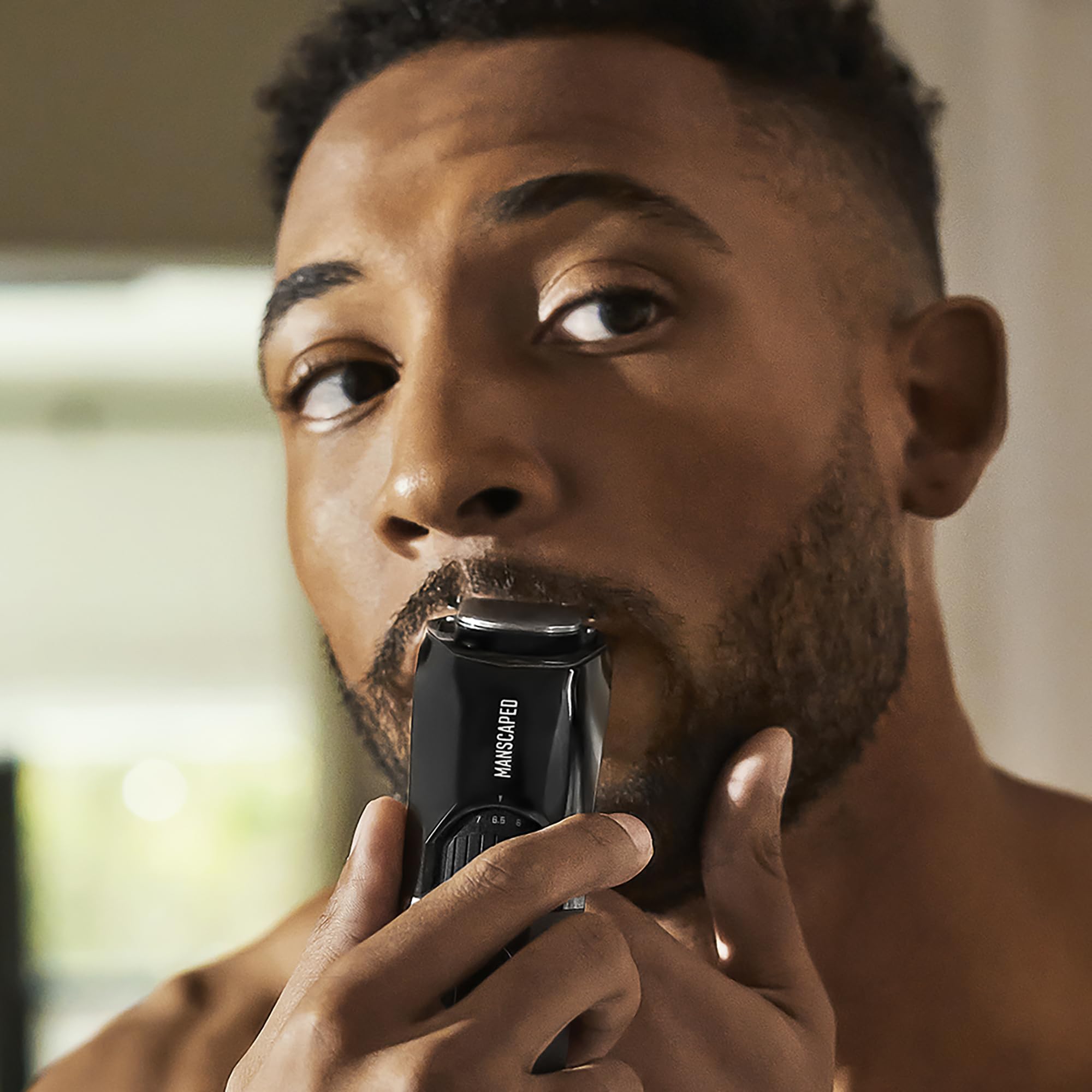 MANSCAPED® The Beard Hedger® Replacement SkinSafe® Trimmer Blade, Premium Stainless Steel T-Blade for Precision Facial Hair Trimming, 2-Pack