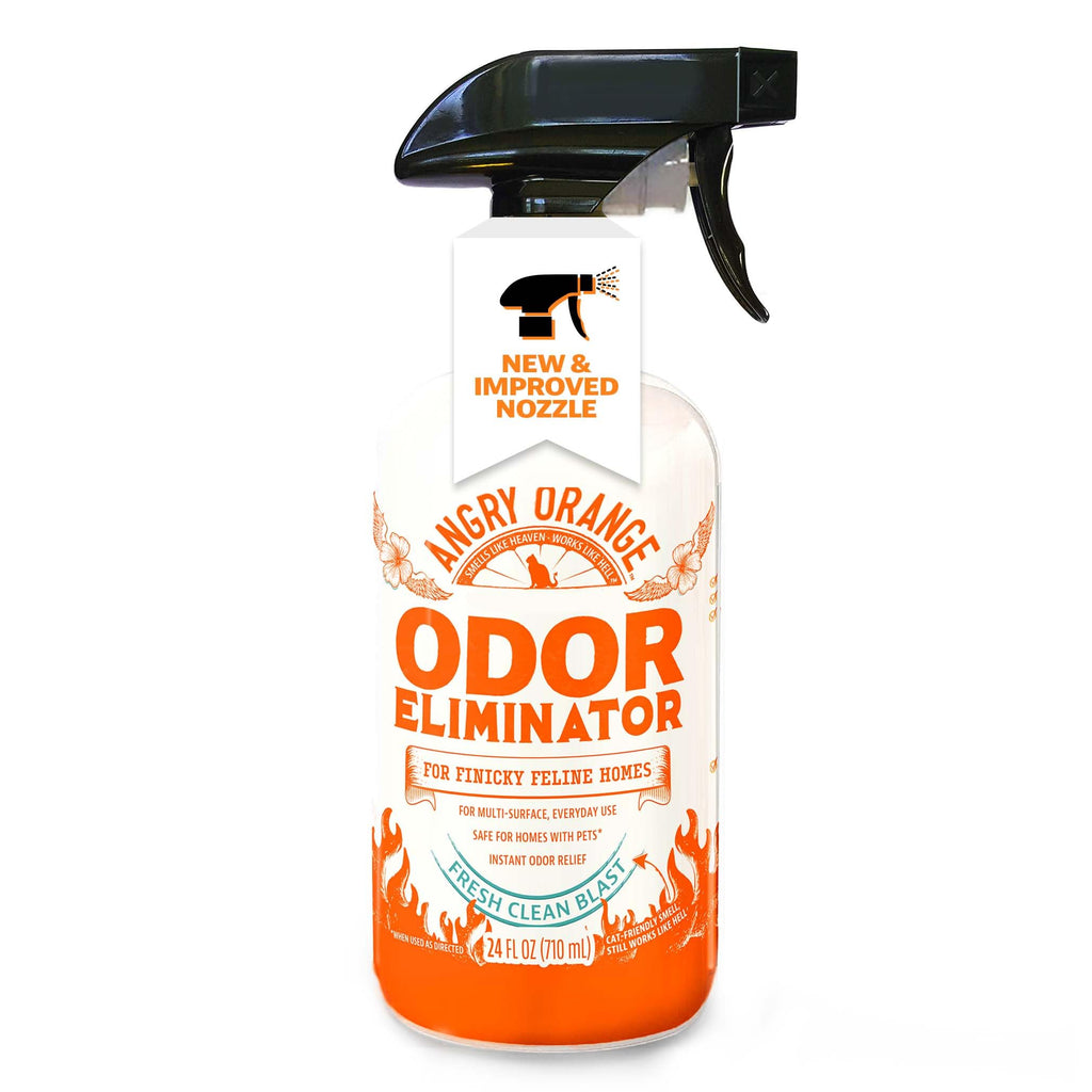 Buy now ANGRY ORANGE Pet Odor Eliminator for Dog and Cat Urine, Carpet Stains, and Strong Smells – Citrus Cleaner with Natural Orange Oil – 24 oz at indiglob india