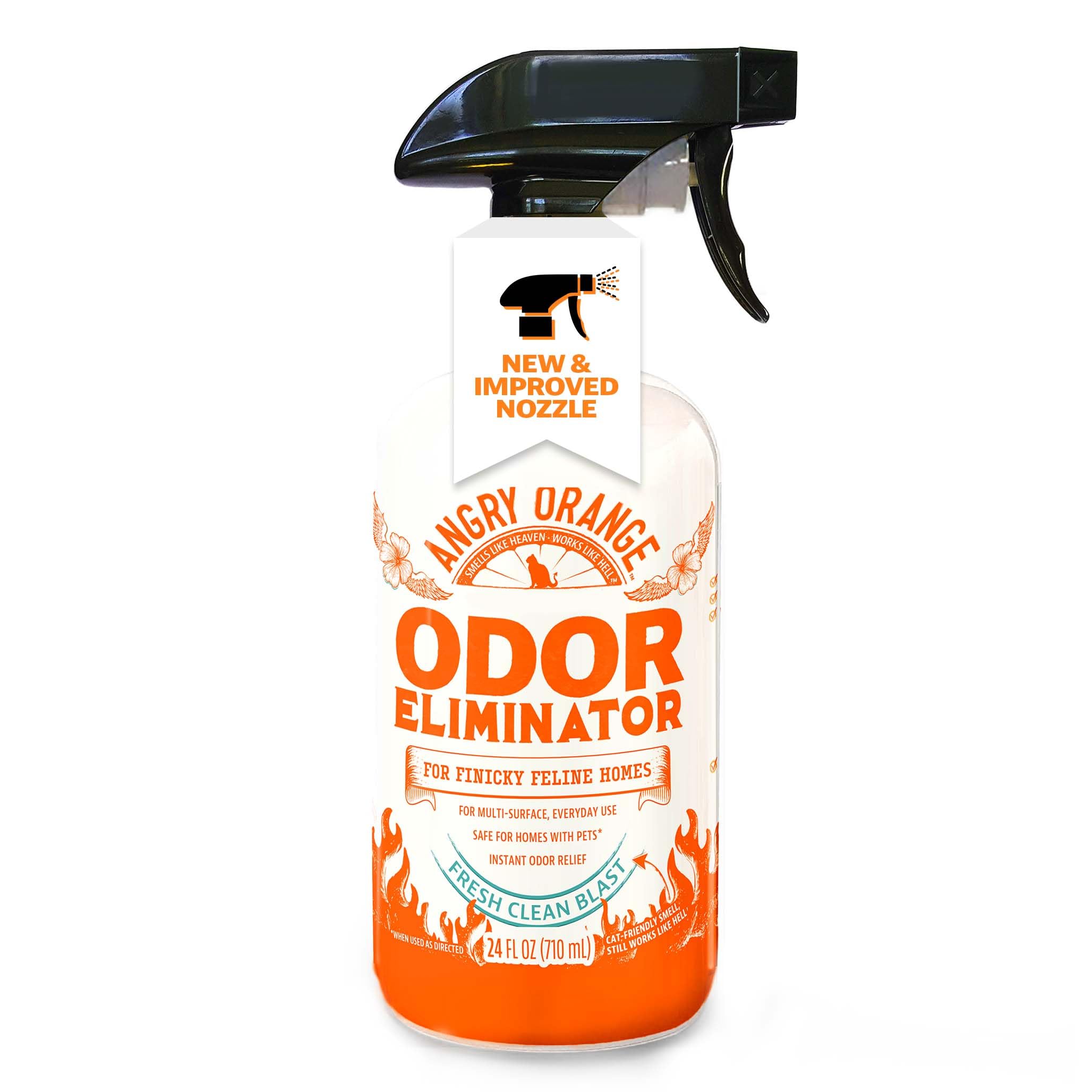 Buy now ANGRY ORANGE Pet Odor Eliminator for Dog and Cat Urine, Carpet Stains, and Strong Smells – Citrus Cleaner with Natural Orange Oil – 24 oz Fresh 24 Fl Oz at indiglob india