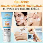 Beef Tallow Sunscreen, Broad Spectrum Mineral Lotion with Non-Nano Zinc Oxide - No White Cast, Non-Greasy, Reef-Safe & Water-Resistant for Sensitive Skin (3 Fl Oz)