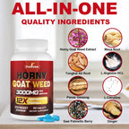 Hornygoatweed for Men, 12 in 1 Horny Goat Weed, for Hormone & Performance