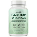 evertide Lymphatic Drainage Supplement - Lymphatic Support for Fluid Balance, Detox & Immune Health with Echinacea, Elderberry, Dandelion & Turmeric - 60 Capsules, 30 Day Supply