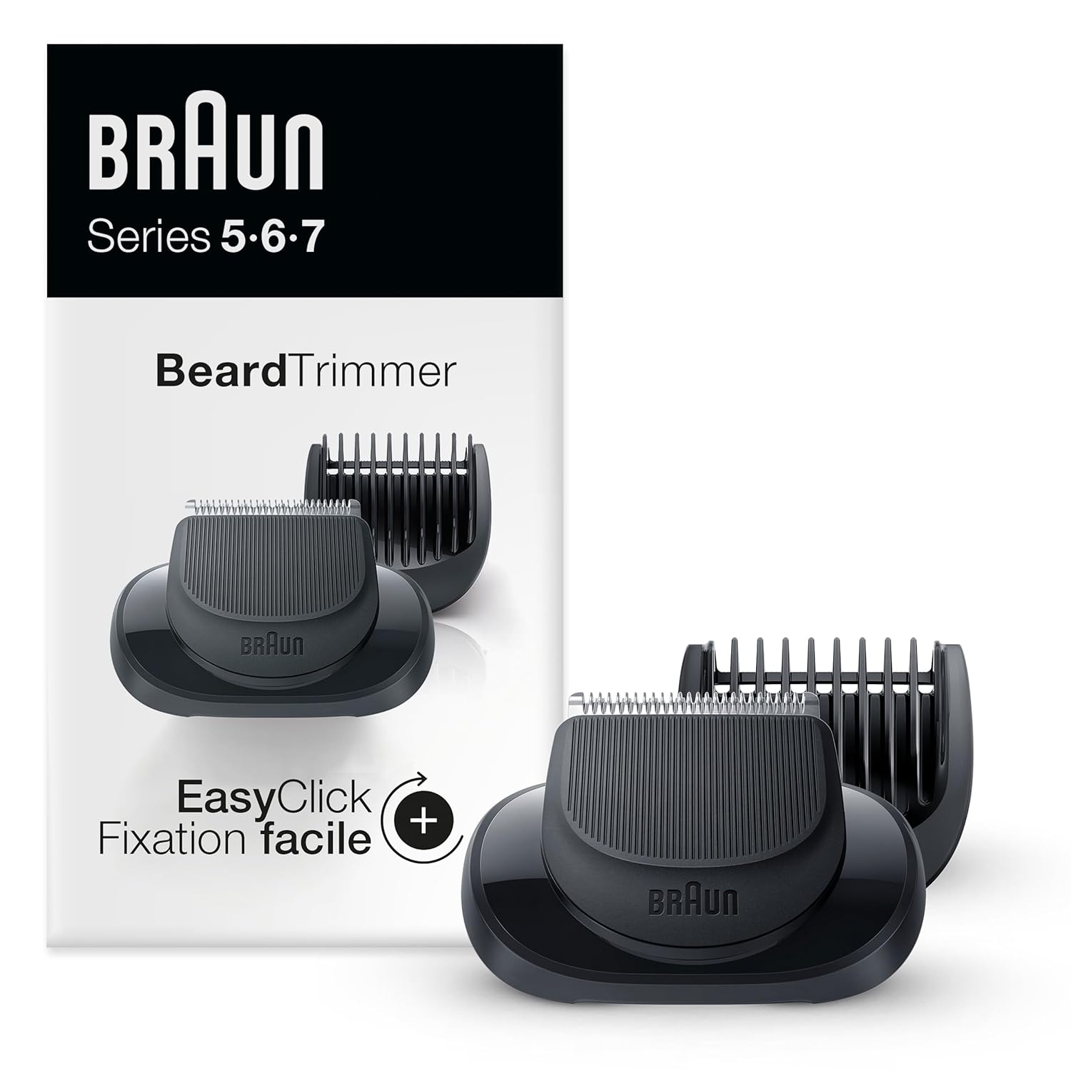 Buy now Braun EasyClick Cleansing Brush Attachment for Series 5, 6 and 7 Electric Razors, Compatible with Electric Shavers 5018s, 5020s, 6075cc, 7071cc, 7075cc, 7085cc, 7020s, 5050cs, 6020s, 6072cc, 7027cs at indiglob india