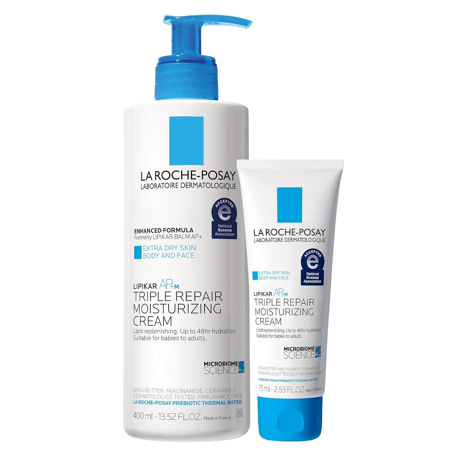 Buy now La Roche-Posay Lipikar AP+ Triple Repair Moisturizing Cream | Face & Body Lotion For Dry Skin | Shea Butter & Niacinamide Moisturizer | Gentle Face & Body Cream For Dry, Rough & Sensitive Skin 8.03 Fl Oz (Pack of 2) at indiglob india