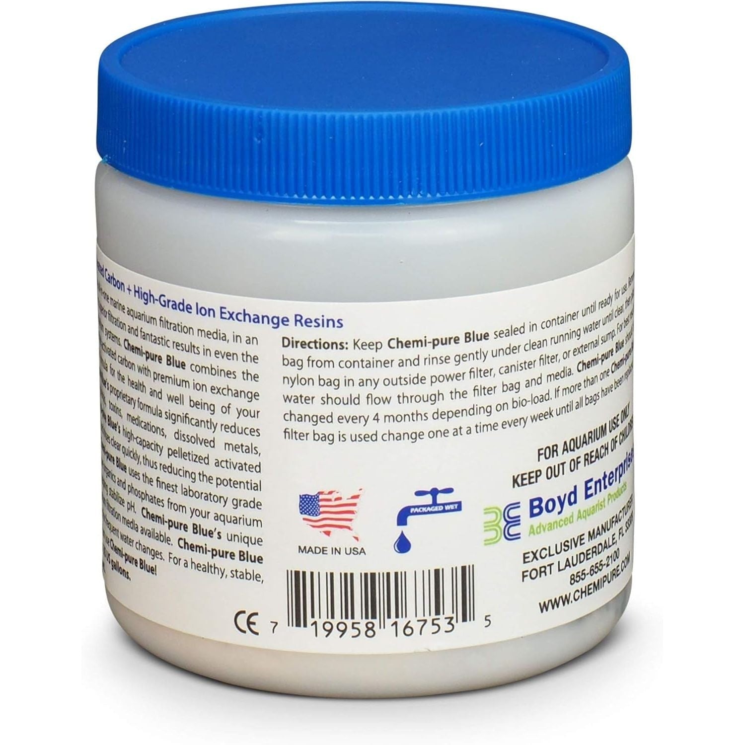 Buy now Boyd Chemi‑Pure Blue 5.5 oz Aquarium Filtration Media Premium Extruded Carbon + Ion‑Exchange Resins in Nylon Bag Clears Toxins, Phosphates & Metals at indiglob india