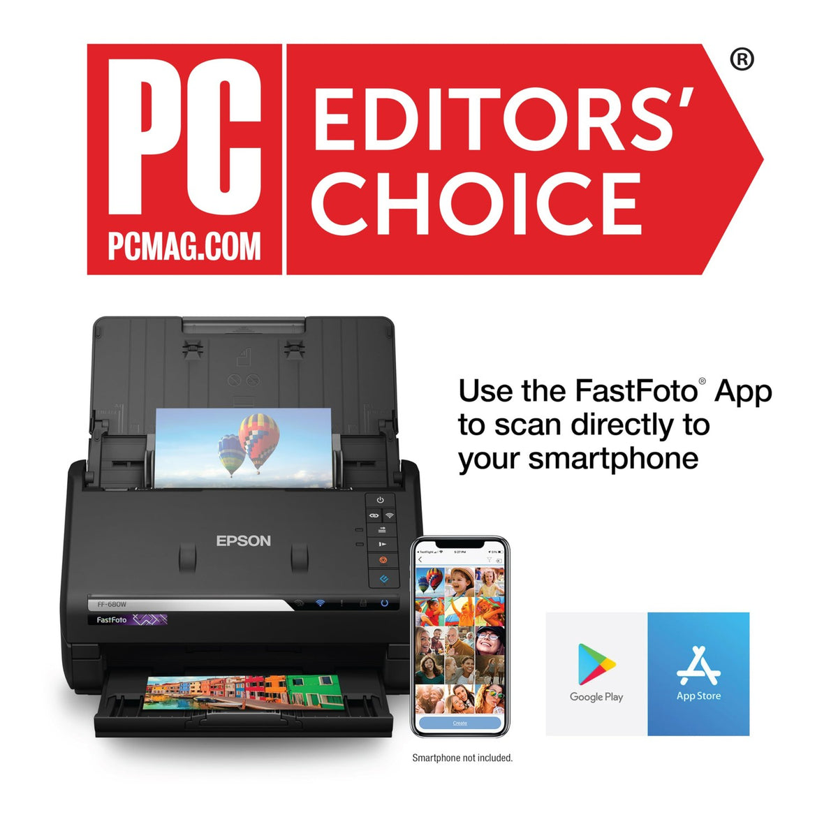 Epson FastFoto FF-680W High-Speed Duplex Photo and Document Scanner