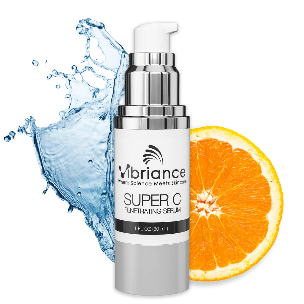 Vibriance Super C Vitamin C Serum for Mature Skin, 1 fl oz | All-in-One Vitamin C, Hydrates, Firms, Lifts, Smooths, Targets Age Spots, Wrinkles