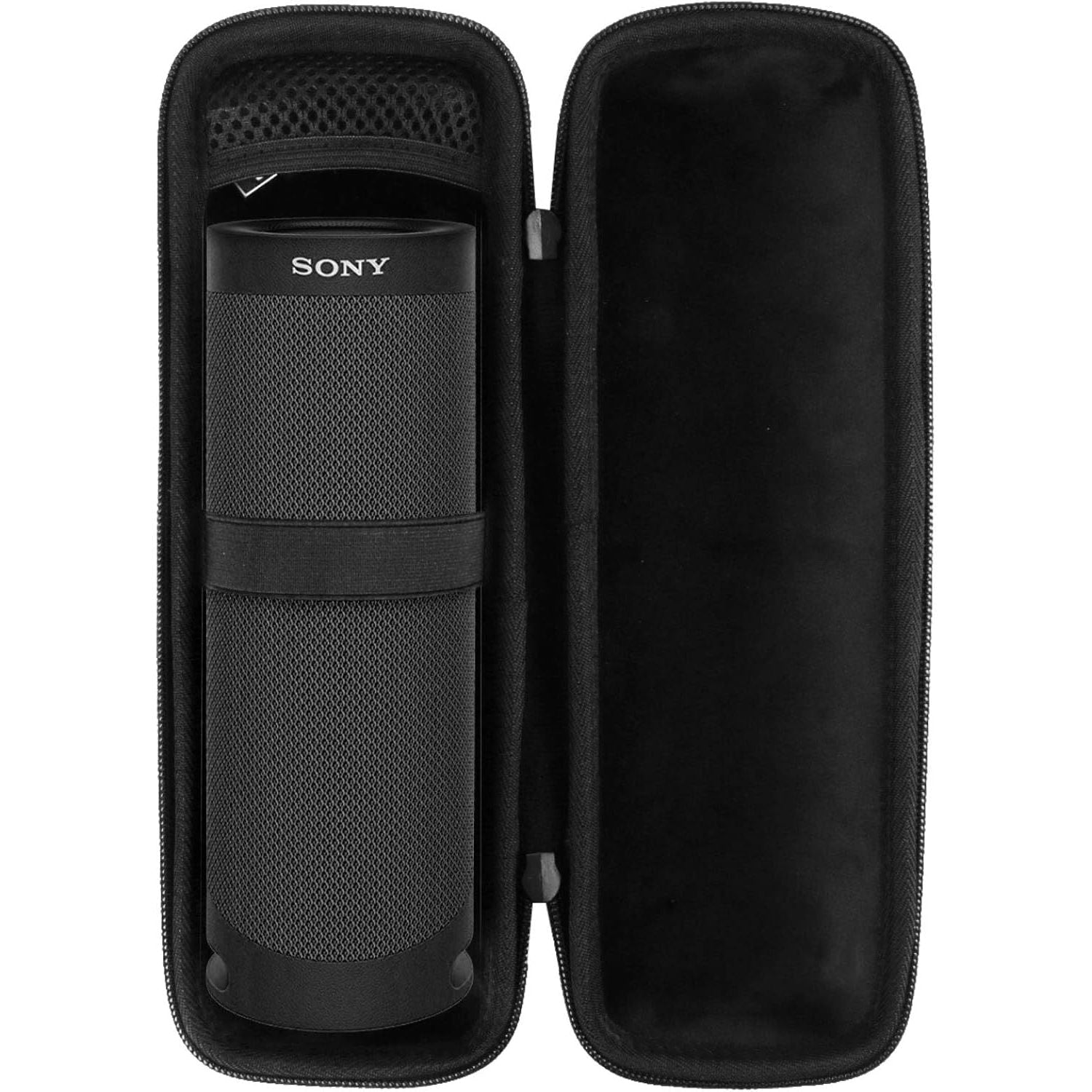 Buy now co2CREA Hard Travel Case Replacement for Sony SRS-XB100 SRS-XB12 SRS-XB13 Extra Bass Portable Bluetooth Speaker (Black Case + Inside Blue) for Sony SRS-XB23 All Black Case at indiglob india