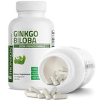 Bronson Ginkgo Biloba Extra Strength Brain & Memory Support 120 Capsules | Vegetarian, Non-GMO, Gluten Free, Soy Free, Memory, Cognitive & Brain Health Support