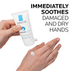La Roche-Posay Cicaplast Hand Cream, Instant Relief Moisturizing Hand Lotion for Dry Hands, Shea Butter Lotion for Dry Cracked Hands, Non Greasy, Fragrance Free