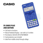 Casio FX-300ESPLSBBUWAIT Scientific Calculator, Blue