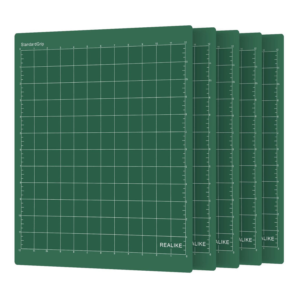 Buy now REALIKE 12x12 Cutting Mat Compatible with Cricut Maker 3/Maker 4/Maker/Explore 3/4/Air 2/Air/One(3 Mats), Gridded Adhesive Non-Slip Cut Mat for Crafts, Quilting, Sewing and All Arts (Variety) at indiglob india