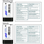 Purell Advanced Hand Sanitizer Variety Pack, Naturals and Refreshing Gel, 1 Fl Oz Travel Size Flip-Cap Bottle with Jelly Wrap Carrier (Pack of 8) - 3900-09-ECSC