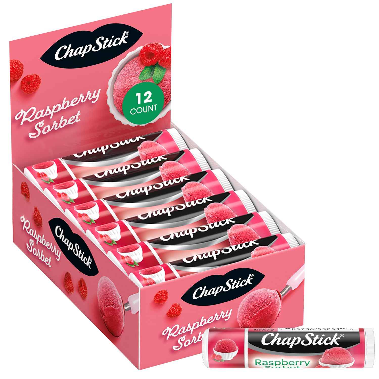 Buy now ChapStick Classic Original Lip Balm Tubes, Lip Care - 0.15 Oz (Pack of 3) Raspberry 1 Count (Pack of 12) at indiglob india