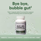 Physician's CHOICE Bloat & Gas Probiotic 5-in-1 Proactive Support + Daily Relief - Digestion & Gut Health- Herbals, Digestive Enzymes, Post & Prebiotics - Gas Relief for Adults - Women & Men - 30ct