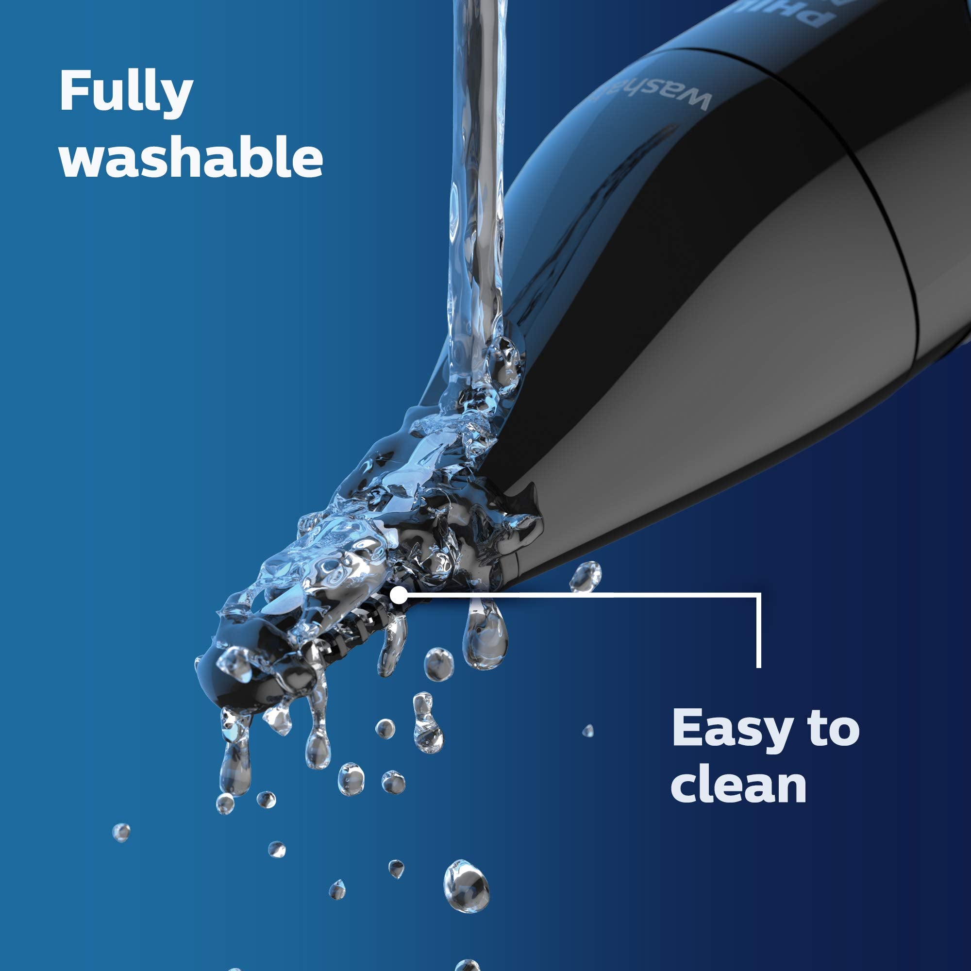 Norelco Philips Nose Trimmer 5000 for Nose, Ears, Eyebrows & Details | Protective Guard System, Dual-Sided Steel Blades, Eyebrow Combs, Rotary & Detail Trimmer, Washable, AA Battery, NT5600/62