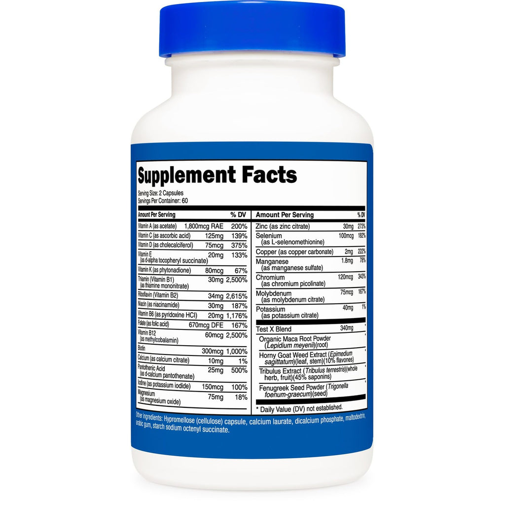 Nutricost Multivitamin for Men 120 Capsules (3 Bottles) - Vitamins and Minerals for The Healthy Man